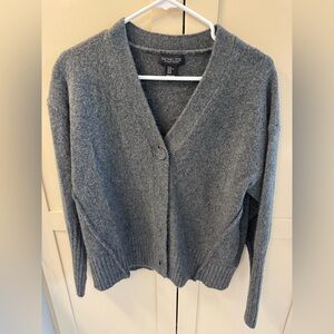 Rachel Zoe Heather Gray Cardigan Sweater
